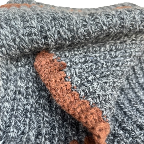 Polo Ralph Lauren Men’s Soft Gray Wool Scarf Muffler Winter Accessory EUC - Picture 5 of 6